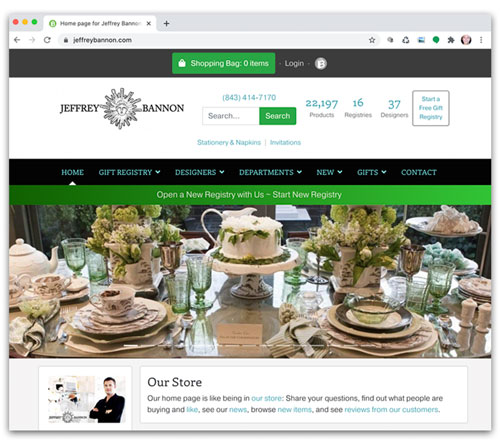 Shop Local Jeffery Bannons Home page